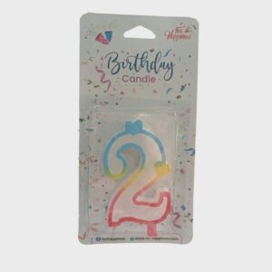 شموع أرقام رقم 2 (12 قطعة) Ref:EM011